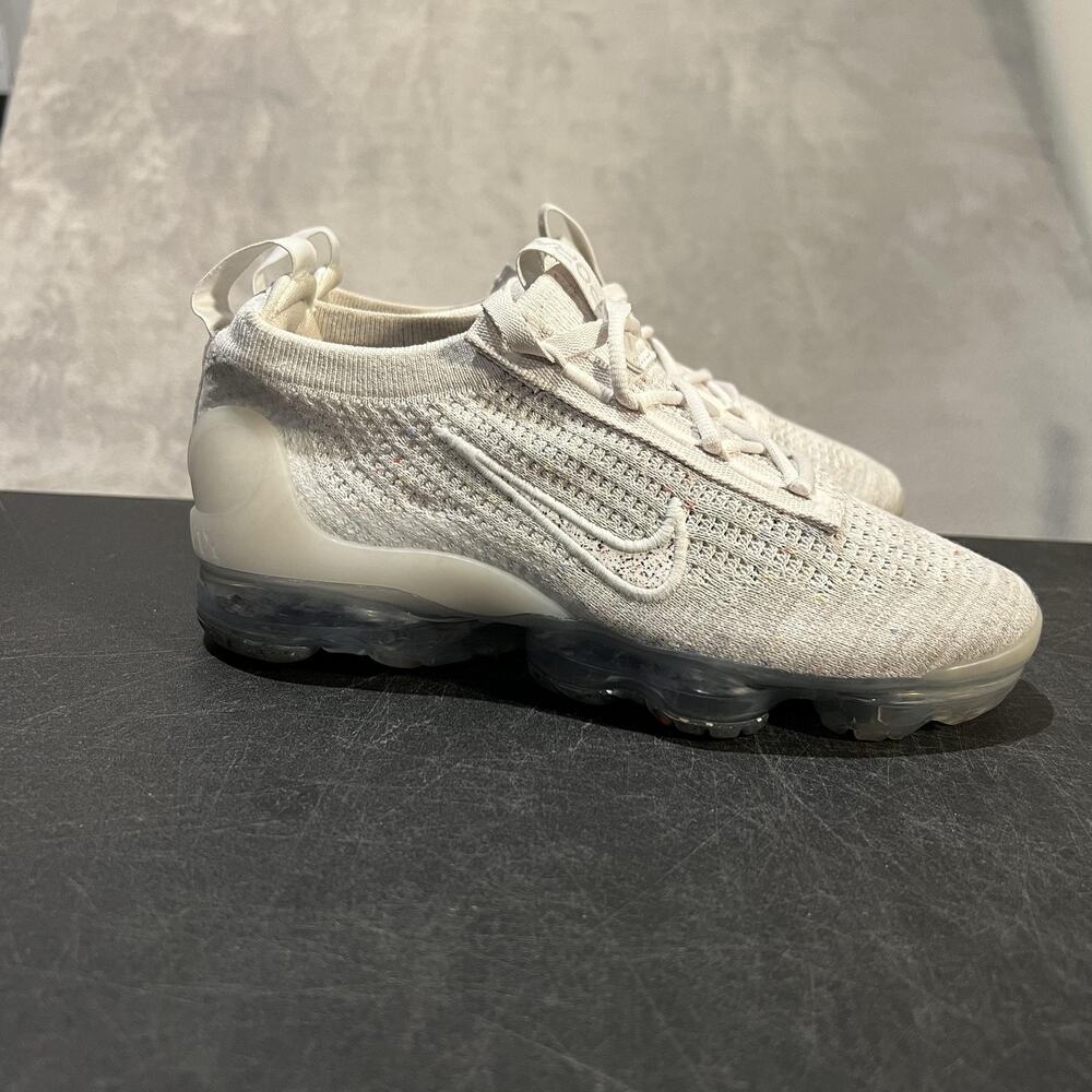 Nike Air VaporMax 2021 Flyknit Shoes Womens 6.5 Phantom Sneakers DJ9975-001